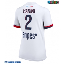 Camisa de Futebol Paris Saint-Germain Achraf Hakimi #2 Equipamento Secundário Mulheres 2025-26 Manga Curta